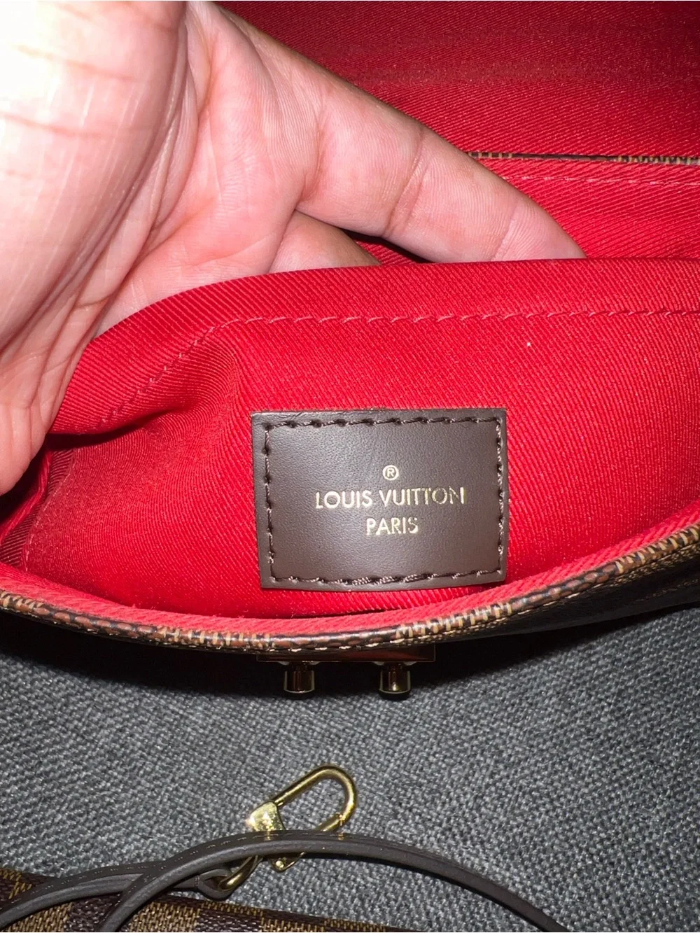 Louis Vuitton Damier Ebene Croisette Crossbody bag